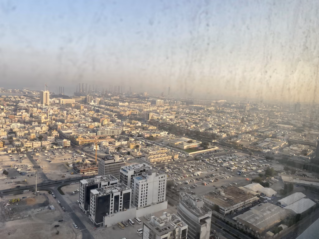 Enjoy breathtaking aerial views of the Abu Dhabi skyline from your room at the city center.