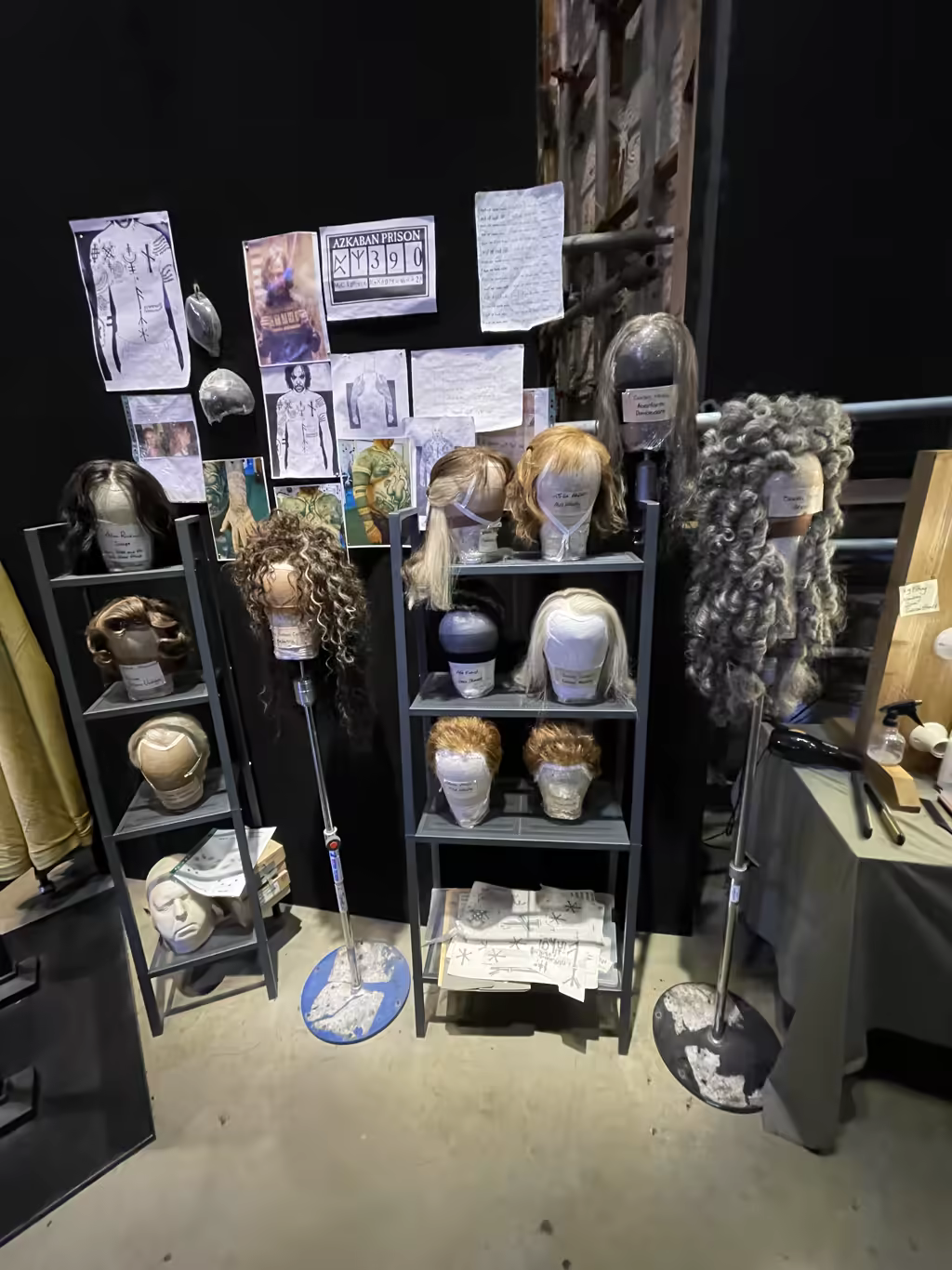 Explore the intricate costume design process behind iconic Harry Potter characters at the Warner Bros Studio.