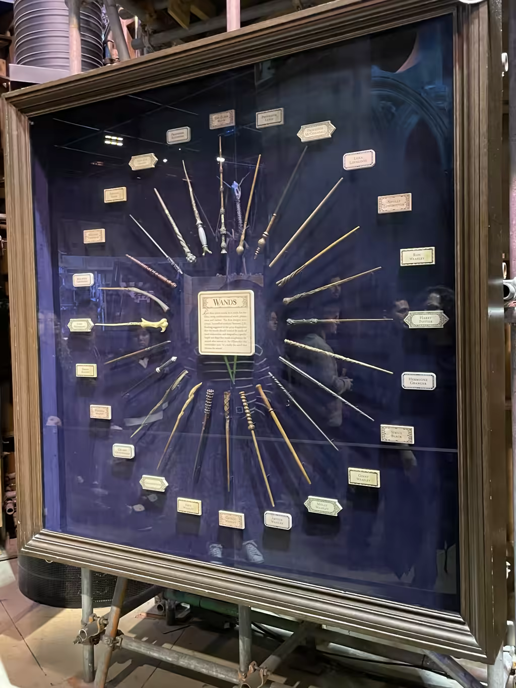Aspiring witches and wizards will be spellbound by the intricate display of iconic character wands.