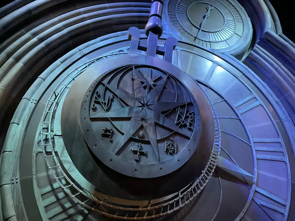 Marvel at the intricate clockwork details of the iconic Hogwarts clock tower during your tour.