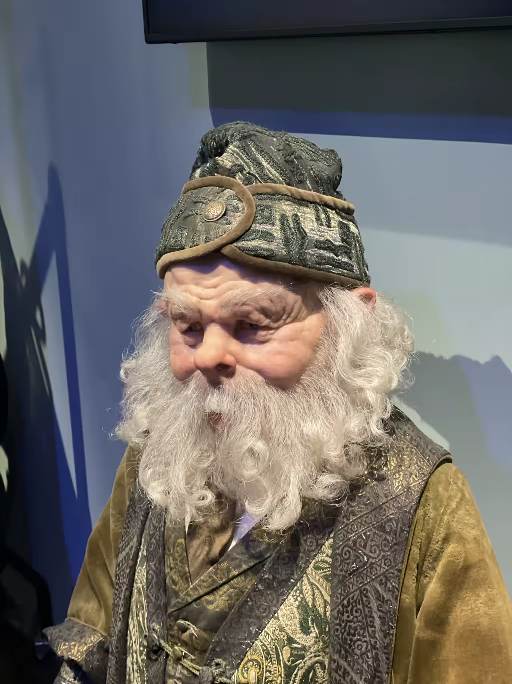Get up close to the incredibly detailed costumes and prosthetic makeup used by the goblin bankers.