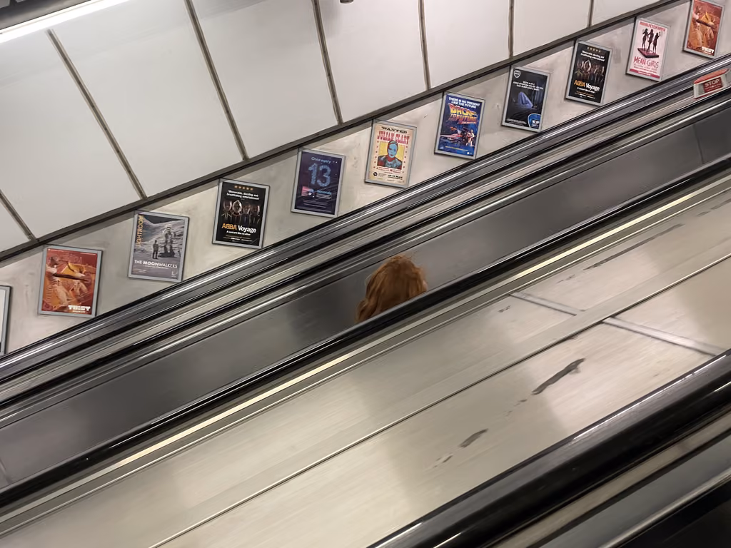Navigating the London Underground is part of the adventure when traveling with children during Christmas.