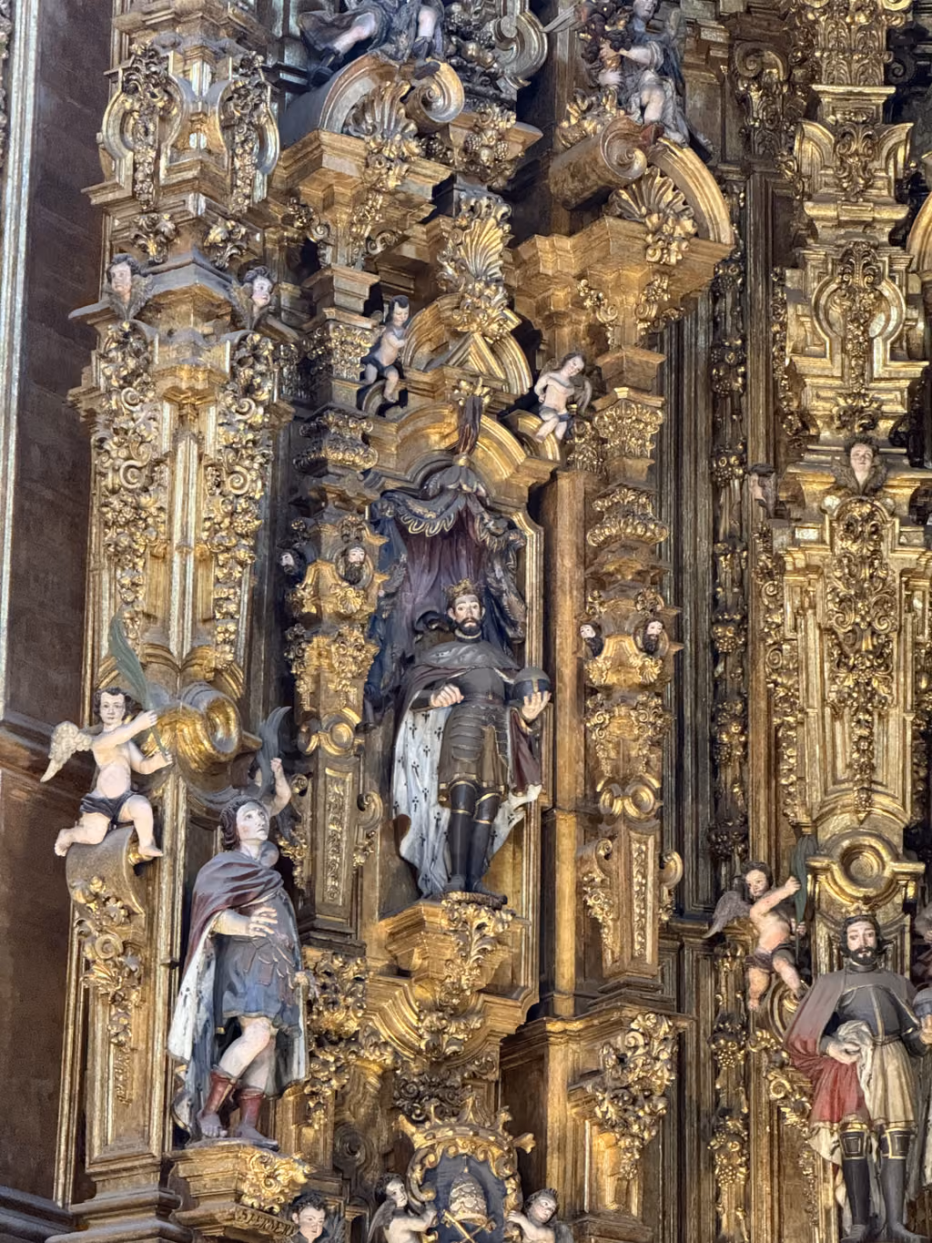 Marvel at the breathtaking, gold-leafed Baroque craftsmanship inside one of Mexico City's historic colonial churches.